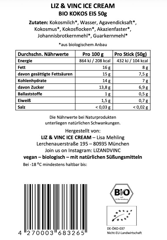 Liz&Vinc Eisbox •Affenstark• 18 Stück